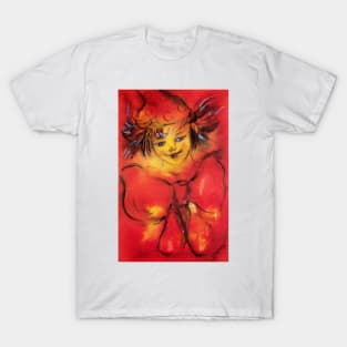 RED CLOWN WITH RIBBON T-Shirt